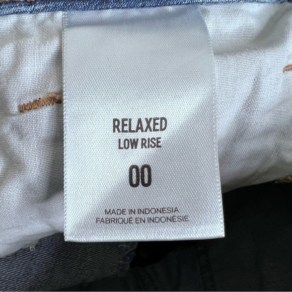 Express Low Rise Relaxed Lace Embellished Denim Shorts Size 00 - Picture 10 of 10